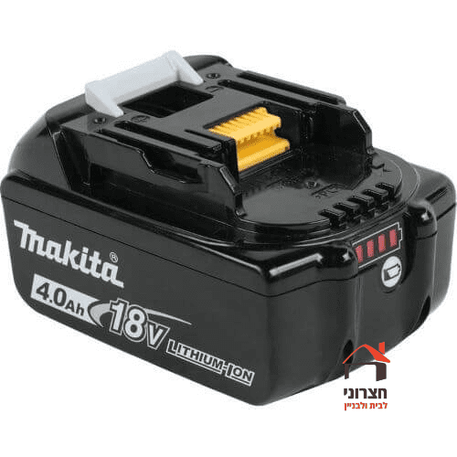 סוללה ליתיום מקיטה 4 אמפר 18v בחצרוני להזמנה באינטרנט ומשלוח עד הבית